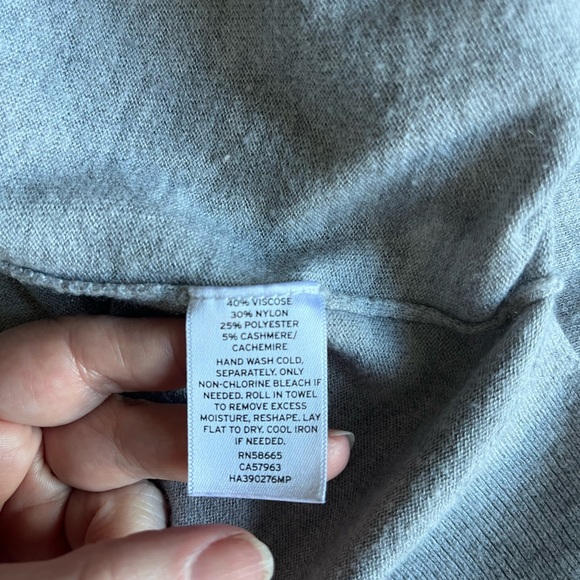 Halogen cashmere blend long cardigan - Picture 5 of 5